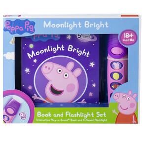 Peppa Pig "Moonlight Bright" Book And Flashlight Set